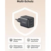 UGREEN tinklo įkroviklis USB-C 30 W su 3 USB-C prievadais, GaN, 85075