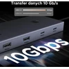 UGREEN USB-C 9 jungčių koncentratorius su 4K HDMI, 10 Gb/s ir PD 100 W, 75028