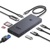 UGREEN USB-C 9 jungčių koncentratorius su 4K HDMI, 10 Gb/s ir PD 100 W, 75028