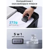 UGREEN USB-C įkrovimo stotelė 65 W su 5 USB jungtimis ir 2 m laidu, 65195