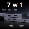 UGREEN USB-C prijungimo stotelė su 2 HDMI 4K 60 Hz, 4 USB 3.2 ir PD 100 W, 45365