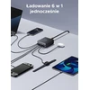 UGREEN USB-C stalinė įkrovimo stotelė 100 W, 6 prievadų, modelis 65190