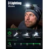 UNBON LED galvos žibintas, įkraunamas USB-C, 500 lm, judesio jutiklis, IPX4, UN-OS001