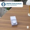 Unitec mechaninis dieninis laikmatis, IP44, 15 min intervalas, analoginis, baltas, 30981:UNITEC