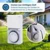 Unitec mechaninis dieninis laikmatis, IP44, 15 min intervalas, analoginis, baltas, 30981:UNITEC