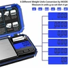 UNIWEIGH kišeninės skaitmeninės svarstyklės 200 g, 0,01 g, LCD, P2-200-Bl