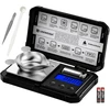 UNIWEIGH miligraminės svarstyklės 50 g, 0,001 g tikslumas, LCD ekranas, UNI-1834-BL50