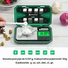 UNIWEIGH miligraminės svarstyklės 50 g, 0,001 g tikslumo su LCD ekranu UNI-P-50