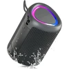 UOHHBOE belaidė Bluetooth kolonėlė 15W, TWS, IPX5, LED apšvietimas, AUX, 2500mAh, LYYX03N