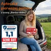 Upgrade4cars automobilinė pirmosios pagalbos vaistinėlė pagal DIN 13164:2022, 42 dalių, EH2