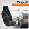 Upgrade4cars vandeniui atsparūs priekinės automobilio sėdynės užvalkalai iš Oksfordo audinio, 2 vnt., W2-2-x