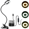 URAQT LED stalinė lempa su spaustuku, 48 LED, USB, 7 W, U4-TLH210325-FBA