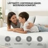 Utopia Bedding mikrofibros paklodžių su guma komplektas, 2 vnt., 90 x 200 cm, balta, 35 cm kišenė