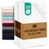Utopia Bedding mikrofibros paklodžių su guma komplektas, 2 vnt., 90 x 200 cm, balta, 35 cm kišenė