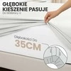 Utopia Bedding mikrofibros paklodžių su guma komplektas, 2 vnt., 90 x 200 cm, balta, 35 cm kišenė