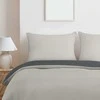 Utopia Bedding mikrofibros patalynės komplektas 200 x 200 cm su 2 pagalvių užvalkalais, tamsiai ir šviesiai pilkas
