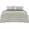 Utopia Bedding mikrofibros patalynės komplektas 200 x 200 cm su 2 pagalvių užvalkalais, tamsiai ir šviesiai pilkas