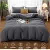 Utopia Bedding patalynės komplektas iš mikropluošto, 200 x 200 cm, 2 pagalvių užvalkalai, pilkas, EU0060