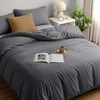 Utopia Bedding patalynės komplektas iš mikropluošto, 200 x 200 cm, 2 pagalvių užvalkalai, pilkas, EU0060