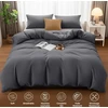 Utopia Bedding patalynės komplektas iš mikropluošto, 200 x 200 cm, 2 pagalvių užvalkalai, pilkas, EU0060