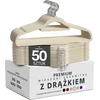 Utopia Home aksominės neslystančios drabužių pakabos, 50 vnt., 41,5 cm