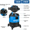Vacmaster šlapio ir sauso valymo dulkių siurblys 1200 W, 23 l su pūtimo funkcija VBVB1223PF 03