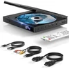 Vaizdo grotuvas MAITE mini DVD grotuvas su HDMI, 1080p raiška ir USB, MT-EUXTP-WEP BLK