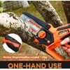 ValueMax akumuliatorinis mini grandininis pjūklas 12 V su 10 cm pjovimo juosta V126026AU