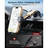 VANMASS automobilinis telefono laikiklis 3-in-1 su siurbtuku ir grotelių tvirtinimu, CTVK61