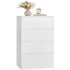 VASAGLE 4 stalčių komoda be rankenėlių, 60,2 × 40,4 × 97,4 cm, LTS614WE02