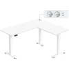 VASAGLE elektrinis reguliuojamo aukščio kampinis stalas 160 x 140 cm LSD264W01