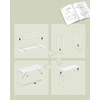 VASAGLE kompiuterinis biuro stalas 120 × 50 × 76 cm su plieniniu rėmu LWD212W101