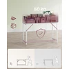 VASAGLE kompiuterinis biuro stalas 120 × 50 × 76 cm su plieniniu rėmu LWD212W101