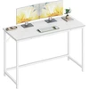 VASAGLE kompiuterinis biuro stalas 120 × 50 × 76 cm su plieniniu rėmu LWD212W101