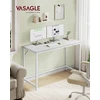 VASAGLE kompiuterinis biuro stalas 120 × 50 × 76 cm su plieniniu rėmu LWD212W101