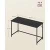 VASAGLE kompiuterinis stalas 135 x 60 x 76 cm, iki 50 kg, LWD043B56
