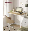 VASAGLE kompiuterinis stalas 80 x 50 x 76 cm su reguliuojamomis kojelėmis LWD038W70