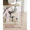 VASAGLE kompiuterinis stalas 80 x 50 x 76 cm su reguliuojamomis kojelėmis LWD038W70