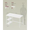 VASAGLE kompiuterinis stalas su 2 lentynomis, 120 x 60 x 76 cm, LWD047W44