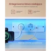 VASAGLE kompiuterinis stalas su LED apšvietimu, monitoriaus stovu ir USB-A LWD094W01