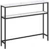 VASAGLE konsolinis staliukas su 2 lentynomis, 100 x 20 x 80,9 cm, LNT131W59