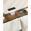 VASAGLE konsolinis staliukas su lizdais ir USB jungtimis, 120 × 25 × 81 cm, LNT111K01