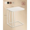 VASAGLE pagalbinis staliukas ant ratukų, 50 x 35 x 56 cm, iki 25 kg, LNT050W77