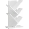 VASAGLE pastatoma kampinė knygų lentyna su 5 lentynomis, 17,2 × 30 × 51 cm, Tree Bookshelf