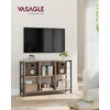 VASAGLE pastatoma lentyna su 6 skyreliais, 33 x 120 x 80 cm, LLS104B50