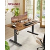 VASAGLE reguliuojamo aukščio biuro stalas 160 x 80 cm su USB-C, LSD146KD02