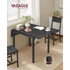 VASAGLE sulankstomas valgomojo stalas 2–4 asmenims, 78 x 120 cm, B34KDT077B03