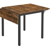 VASAGLE sulankstomas valgomojo stalas 2–4 asmenims, 120 x 78 x 75 cm, KDT077B01