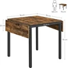VASAGLE sulankstomas valgomojo stalas 2–4 asmenims, 120 x 78 x 75 cm, KDT077B01