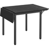 VASAGLE sulankstomas valgomojo stalas 2–4 asmenims, 78 x 120 cm, B34KDT077B03